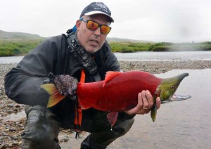 Sockeye Red Salmon Fishing
